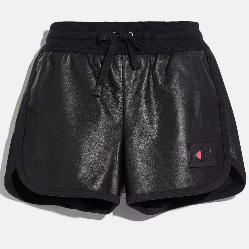 Coach x Champion Limited Edition Leather Shorts
